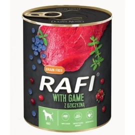 Rafi konzerv kutyáknak vadhússal és áfonyával 800 g