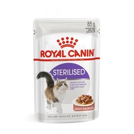 Royal Canin Sterilised Gravy - ivartalanított felnőtt macska szószos nedves táp 85 g