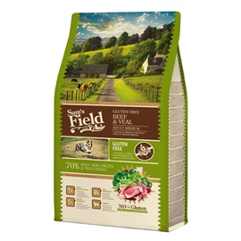 Sam's Field Adult Gluten Free Beef & Veal - Medium 2.5 kg