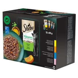 Sheba alutasak Nature's Collection vegyes ízesítésben macskák részére 12x85g 60 g