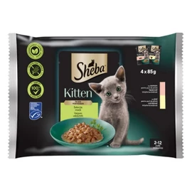 Sheba alutasak vegyes ízesítésben fiatal macskák részére 4x85g 60 g