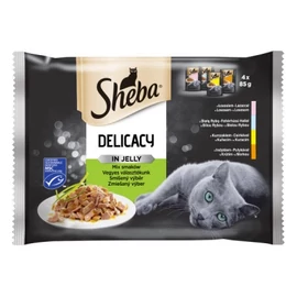 Sheba Delicacy alutasakos eledel - vegyes válogatás 4 x 85 g