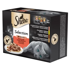 Sheba Selection alutasakos eledel - húsos válogatás 12 x 85 g