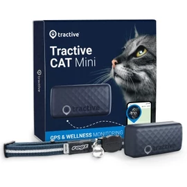Tractive GPS Cat Mini - macska GPS nyomkövető és aktivitásmérő Sötétkék g