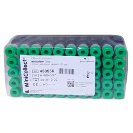 VÉRCSŐ VACUETTE LI-HEPARIN 0,5 ML 50X