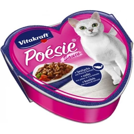 Vitakraft Poésie Sauce tőkehallal és paradicsomos tésztával macskáknak 85 g