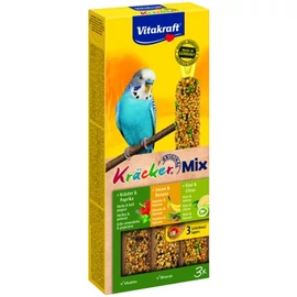 Vitakraft tripla rúd banános, gyógynövényes, kiwis hullámos papagájoknak 1 db