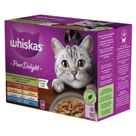 WHISKAS ALUTASAK 12 PACK HALAS-HÚSOS CASSEROLE ÍZESÍTÉSBEN MACSKÁK RÉSZÉRE 85 G 85 g