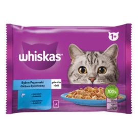 whiskas alutasak  4pack eledel macskák részére halas ízesítéssel 4x85 g 85 g