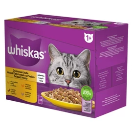 WHISKAS alutasakos 12-pack szárnyas 12*85g eledel macskák részére 12 x 85 g