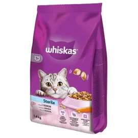 whiskas száraz macskaeledel lazac ízesítéssel 1,4 kg 85 g