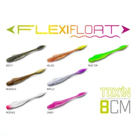 Műcsali Delphin TOXIN UVs / 8 db - 8cm / CANDY