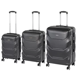 TraveLux Max XI gurulós bőrönd szett fekete