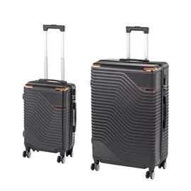TraveLux Urban X gurulós bőrönd szett fekete
