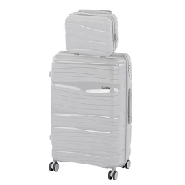 TraveLux Voyager IV gurulós bőrönd szett szürke