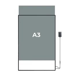 Plakátkeret led világítással 297x420 mm A3