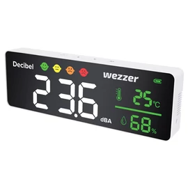 Levenhuk Wezzer Teo TH70 zajfigyelő termohigrométer