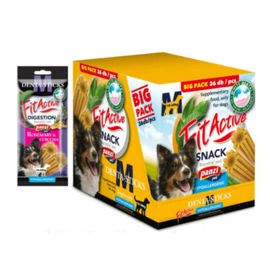 FitActive SNACK Denta-Sticks Hypoallergenic Digestion "M" - jutalomfalat (rozmaring, kurkuma) kutyák részére (12dbx150g/#) - csak kartonra
