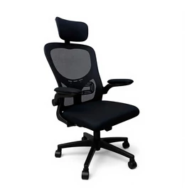 Flexo ergonomikus irodai forgószék deréktámasszal fekete