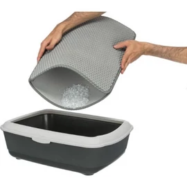 Trixie Litter Tray Sieve-Mat, EVA - kilépő szőnyeg (szürke) 40x70cm