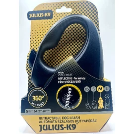JK9 Retractable Dog Leash -  automata szalagos póráz (neon narancs) kutyák részére (M) 5 méter