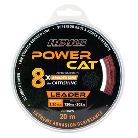 NEVIS Powercat Braid Leader X8 20m 0.60mm