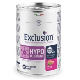 Exclusion Hypoallergenic Pork & Pea konzerv kutyák számára 400 g
