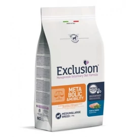 Exclusion Metabolic & Mobility Pork & Fibres Medium & Large Breed száraz kutyatáp 12 kg