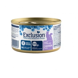 Exclusion Mediterraneo Monoprotein Chicken Giant Sterilized konzerv macskák számára 85 g