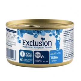 Exclusion Mediterraneo Monoprotein Tuna konzerv macskák számára 85 g