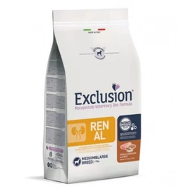Exclusion Renal Pork & Sorghum and Rice Medium & Large Breed száraz kutyatáp 12 kg