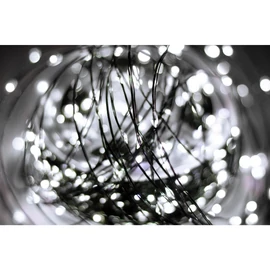 HOME KMK45LED LED-es műkoszorú, 45 cm, 35 db melegfehér LED, 8 programos, időzítés, 2D tűlevél, elemes tápellátás, beltéri kivitel
