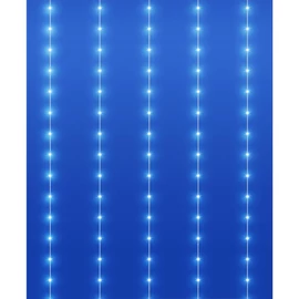 HOME KIN210DWH DOT LED-es fényfüggöny, 210db hidegfehér DOT LED, 1,5m hosszú, állófényű, adapteres tápellátás, beltéri kivitel