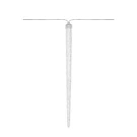 HOME KJL288 jégcsap fényfüzér, 3,5m hosszú, 288db hidegfehér SMD LED, 8db jégcsap/36db LED, hálózati adapter, kül- és beltéri kivitel