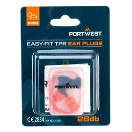 PortWest TPR füldugó könnyen illeszkedő zsinóros