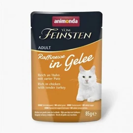 Animonda Vom Feinsten Adult (Raffinesse in Jelly) alutasakos csirke+pulyka - Felnőtt macskák részére (85g)