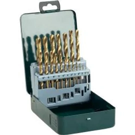 Bosch 19 részes titanium fém fúrószár készlet fémkazettában