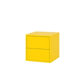 Boxie 2 fiókos fali szekrény 40x40x37 cm sárga