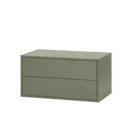 Boxie 2 fiókos fali szekrény 40x80x37 cm zöld