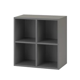 Boxie nyitott fali szekrény 80x80x37 cm antracit