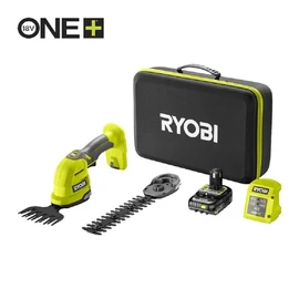 RYOBI 18V akkus bokorformázó, szegélyvágó (1×2.0Ah akku, töltő, koffer) – RY18GSA-120T