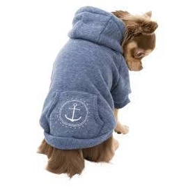 Trixie BE NORDIC Hoodie Pullover - kapucnis pulóver (kék) kutyák részére (XXS) 24cm