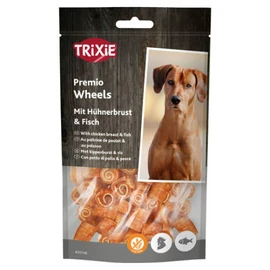 Trixie PREMIO Fish Chicken Wheels - jutalomfalat (hal,csirke) 75g