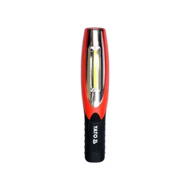 YATO akkus LED szerelőlámpa 3+1W, 180 lm, mágneses, akasztós, IP20, Li-ion