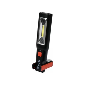 YATO akkus LED szerelőlámpa 3W COB, 250 lm, mágneses, akasztós, IP20, Li-ion