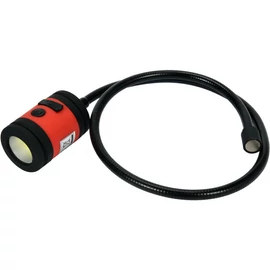 YATO 100 lm Akkumulátoros univerzális LED lámpa – rugalmas mágneses kar, IP54, USB töltés