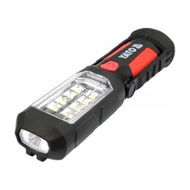 YATO 280 lm Elemes LED műhelylámpa – 8+1 LED, 3 világítási mód, mágneses rögzítés