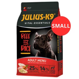 Julius K9 Beef and Rice Adult (marha,rizs) SMALL száraztáp - Felnőtt kutyák részére (3kg)