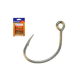 MUSTAD RUTHLESS IN-LINE SINGLE, 6 6PIECES/BAG