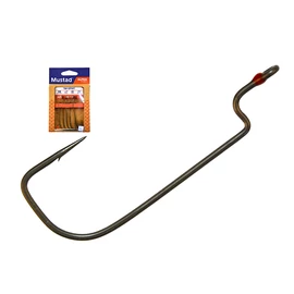 MUSTAD TAK-OFFSET WORM, 6/0 4DB/CSOMAG